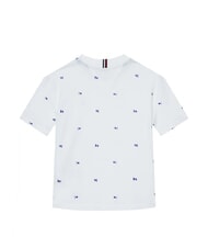 TOMMY HILFIGER TH KIDS T-shirt en coton imprim&eacute; blanc &eacute;clatant - Tee-shirt enfant - 2