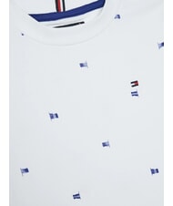 TOMMY HILFIGER TH KIDS T-shirt en coton imprim&eacute; blanc &eacute;clatant - Tee-shirt enfant - 3