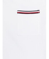 TOMMY HILFIGER TH KIDS T-shirt &agrave; manches courtes avec poche blanc - Tee-shirt enfant - 2