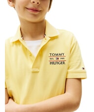 TOMMY HILFIGER TH KIDS polo &agrave; manches courtes pour enfants citronnelle - Tee-shirt enfant - 3