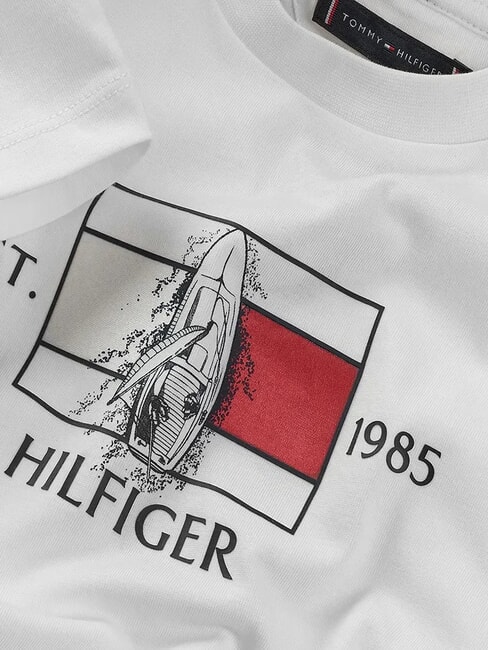 TH KIDS T-shirt &agrave; manches courtes imprim&eacute; blanc - Tee-shirt enfant