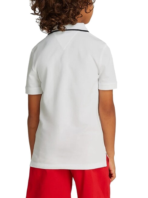 TH KIDS polo &agrave; manches courtes pour enfants blanc - Tee-shirt enfant