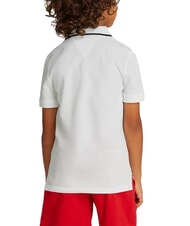 TOMMY HILFIGER TH KIDS polo &agrave; manches courtes pour enfants blanc - Tee-shirt enfant - 2
