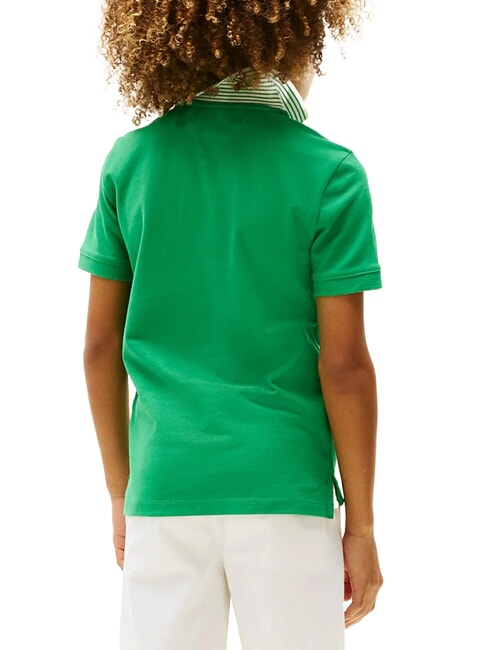 TH KIDS polo &agrave; manches courtes pour enfants vert &eacute;clatant - Tee-shirt enfant