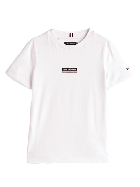 TH KIDS T-shirt &agrave; manches courtes avec drapeau blanc - Tee-shirt enfant