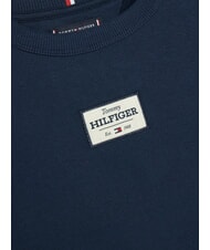 TOMMY HILFIGER TH KIDS Sweat-shirt &agrave; col rond avec &eacute;cusson logo marine nuit noire - B&eacute;b&eacute; Sweat - 3