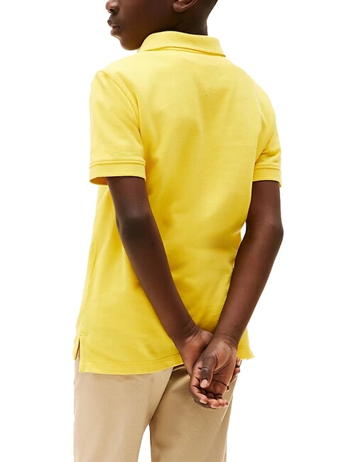 TH KIDS polo en coton &agrave; manches courtes carambole jaune - Tee-shirt enfant