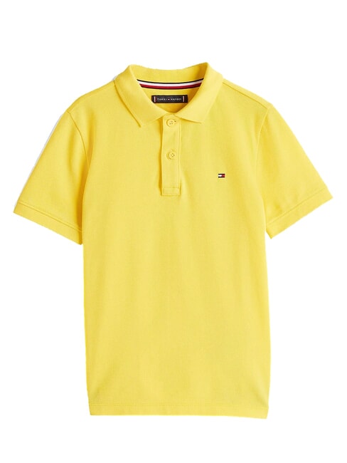 TH KIDS polo en coton &agrave; manches courtes carambole jaune - Tee-shirt enfant