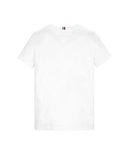 TOMMY HILFIGER TH KIDS T-shirt &agrave; manches courtes avec poche blanc - Tee-shirt enfant - 4