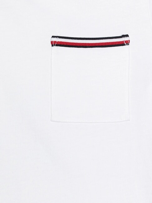 TH KIDS T-shirt &agrave; manches courtes avec poche blanc - Tee-shirt enfant