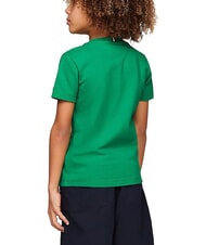 TOMMY HILFIGER TH KIDS T-shirt &agrave; manches courtes avec &eacute;cusson logo Vert olympique - Tee-shirt enfant - 2