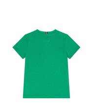 TOMMY HILFIGER TH KIDS T-shirt &agrave; manches courtes pour enfants avec imprim&eacute; Vert olympique - Tee-shirt enfant - 2