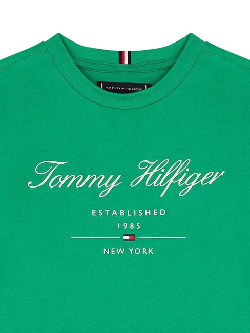 TH KIDS T-shirt &agrave; manches courtes pour enfants avec imprim&eacute; Vert olympique - Tee-shirt enfant