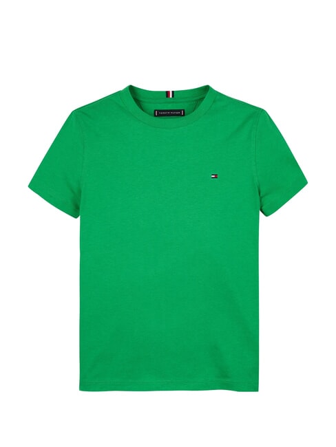 TH KIDS T-shirt &agrave; manches courtes coupe classique vert &eacute;clatant - Tee-shirt enfant