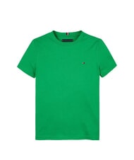 TOMMY HILFIGER TH KIDS T-shirt &agrave; manches courtes coupe classique vert &eacute;clatant - Tee-shirt enfant - 4