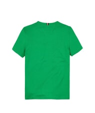 TOMMY HILFIGER TH KIDS T-shirt &agrave; manches courtes coupe classique vert &eacute;clatant - Tee-shirt enfant - 5
