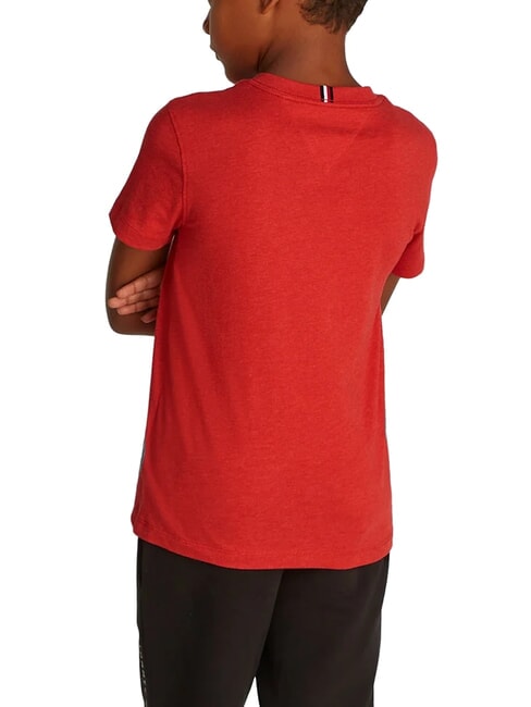 TH KIDS T-shirt &agrave; manches courtes coupe classique bruy&egrave;re rouge pomme - Tee-shirt enfant