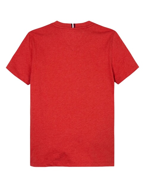 TH KIDS T-shirt &agrave; manches courtes coupe classique bruy&egrave;re rouge pomme - Tee-shirt enfant