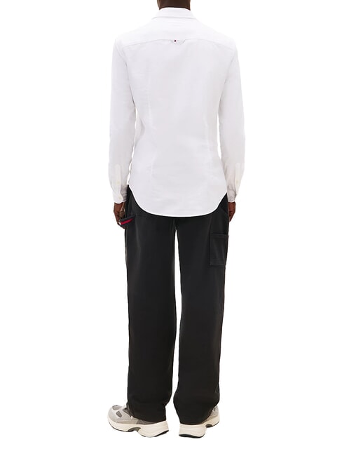 TH JEANS Flag chemise en coton blanc - Chemises pour hommes