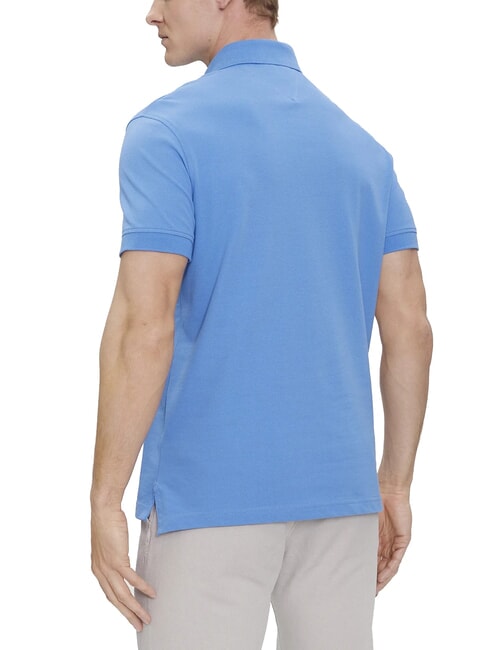 1985  1985 Polo coupe slim sort bleu - chemise polo