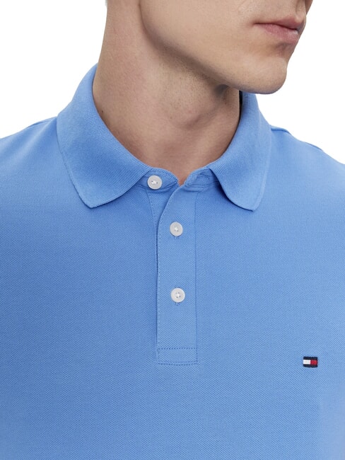 1985  1985 Polo coupe slim sort bleu - chemise polo