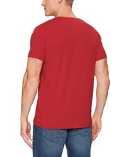 TOMMY HILFIGER  T-shirt extensible pour homme rouge moyen - T-shirt - 2