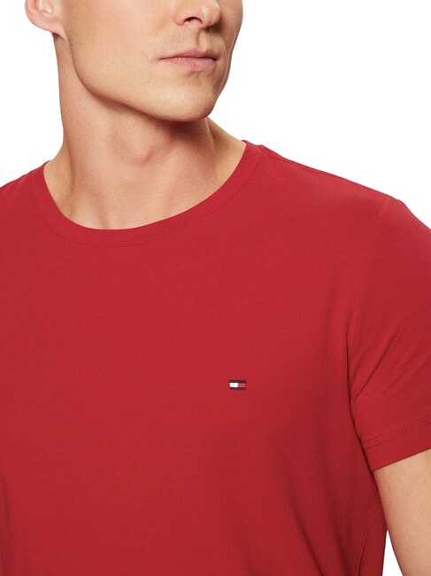  T-shirt extensible pour homme rouge moyen - T-shirt