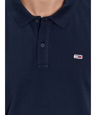 TOMMY HILFIGER TH JEANS  Polo en coton marine nuit noire - chemise polo - 3