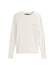 TOMMY HILFIGER TH  Pull col rond p&eacute;tale d'ivoire - Pulls pour hommes - 4