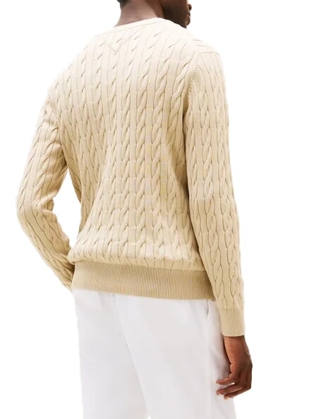 TH  Pull col rond santal - Pulls pour hommes