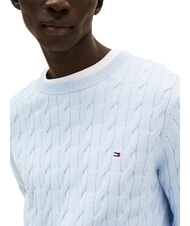 TOMMY HILFIGER TH  Pull col rond bleu venteux - Pulls pour hommes - 2