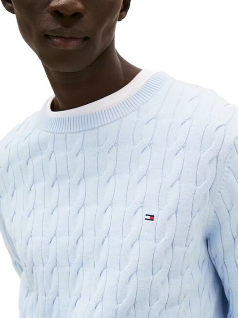 TH  Pull col rond bleu venteux - Pulls pour hommes