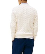 TOMMY HILFIGER TH  Pull col rond p&eacute;tale d'ivoire - Pulls pour hommes - 2