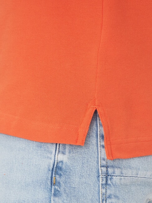 1985  1985 Polo coupe slim orange &eacute;clatant - chemise polo