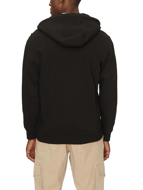 TH JEANS Sweat-shirt zipp&eacute; noir - Pulls molletonn&eacute;s