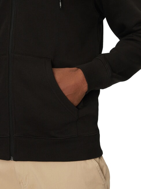 TH JEANS Sweat-shirt zipp&eacute; noir - Pulls molletonn&eacute;s