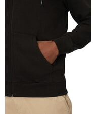 TOMMY HILFIGER TH JEANS Sweat-shirt zipp&eacute; noir - Pulls molletonn&eacute;s - 4