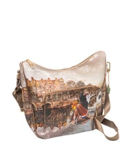 YNOT YESBAG Sac bandouli&egrave;re Hobo avec poche - Sacs pour Femme