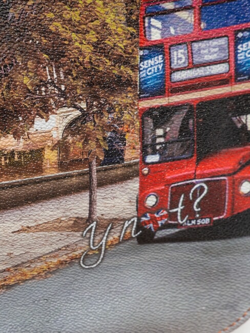 YESBAG Sac bandouli&egrave;re &agrave; rabat Rue de Londres - Sacs pour Femme