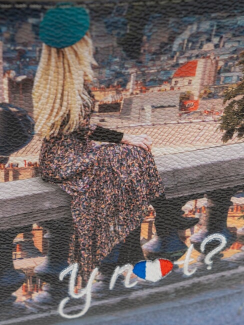 YESBAG Sac &agrave; dos avec poche paris / cor - Sacs pour Femme