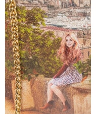 YNOT YESBAG Grande pochette avec bandouli&egrave;re en m&eacute;tal citronnier - Sacs pour Femme - 3