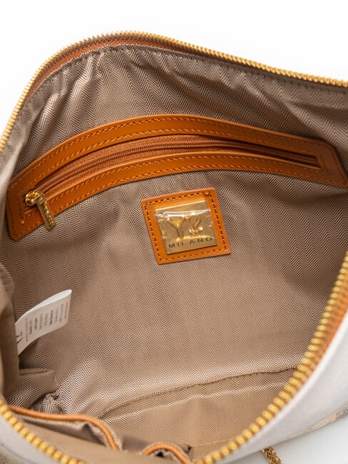 YESBAG Grande pochette avec bandouli&egrave;re en m&eacute;tal citronnier - Sacs pour Femme