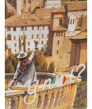 YNOT YESBAG Sac &agrave; dos rond &agrave; deux compartiments Paysage de Rome - Sacs pour Femme - 3