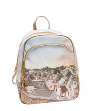 YNOT YESBAG Sac &agrave; dos rond &agrave; deux compartiments trulli romantique - Sacs pour Femme - 2