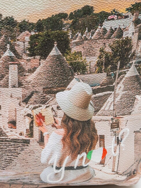 YESBAG Sac &agrave; dos rond &agrave; deux compartiments trulli romantique - Sacs pour Femme