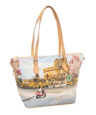 YNOT YESBAG Sac cabas bandouli&egrave;re moyen VACANCES ROMAINES - Sacs pour Femme - 2