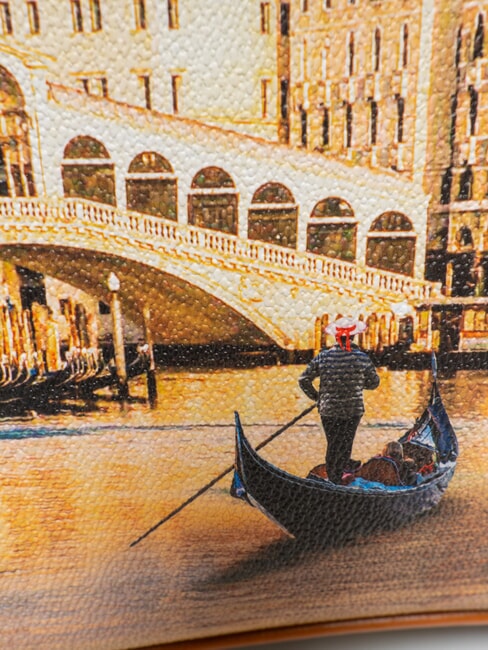 YESBAG Sac cabas bandouli&egrave;re moyen Venise de No&euml;l - Sacs pour Femme