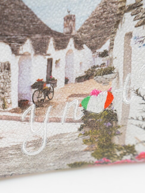 YESBAG Petite pochette avec bandouli&egrave;re Alice au Trulli - Sacs pour Femme