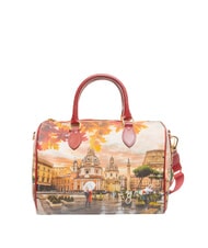 YNOT YESBAG Sac bandouli&egrave;re avec bandouli&egrave;re Rome sous la pluie - Sacs pour Femme - 4