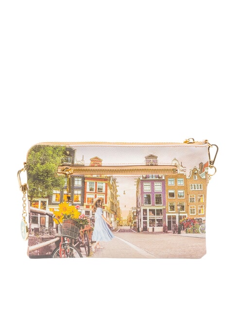 YESBAG Pochette avec bandouli&egrave;re en m&eacute;tal R&ecirc;ves de Hollande - Sacs pour Femme